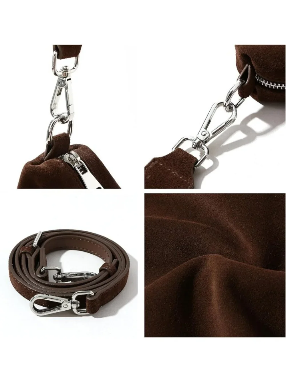 Vintage Suede Tote Bag for Women | Slouchy Hobo Shoulder & Crossbody Purse